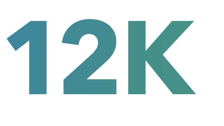 12K representing 12,000 national government agencies