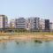 : Apartment complexes in Aspern Seestadt, Vienna, Austria