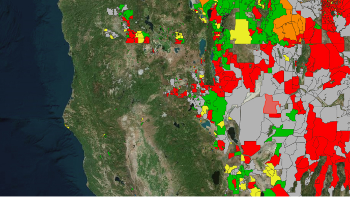 Map of public lands