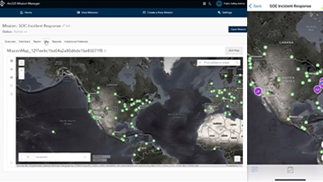 Dashboard showing live fire operations tracking. 