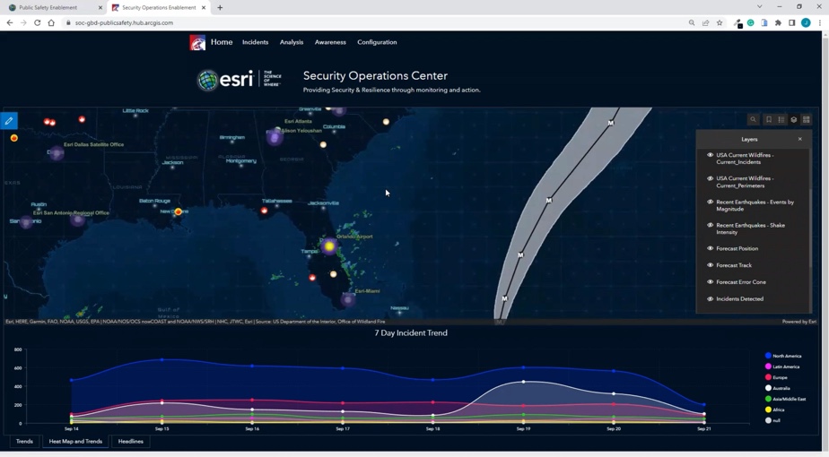 The Geographic Approach to Public Safety Operations Centers